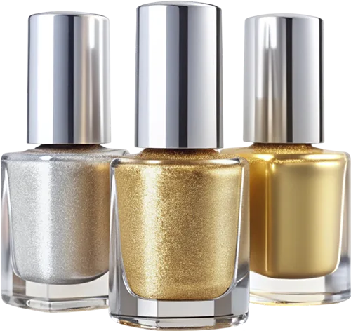 Silver Gold Nail Polish